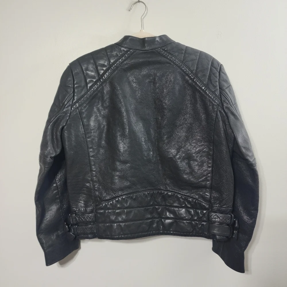 NWT | The Kooples Women's Quilted Cowhide Leather Biker Jacket